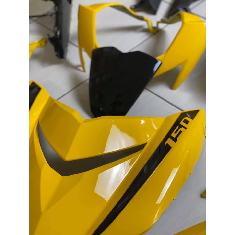 COVERSET Y15ZR EXCITER SNIPER SUNNY GP YELLOW 2021 PREMIUM EDITION BODYSET Y15ZR Y15 YSUKU V1 V2 ORIGINAL VELOZI S6