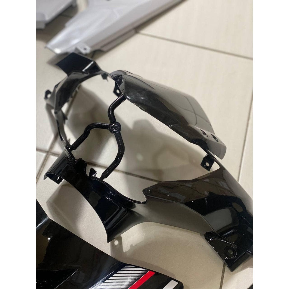 COVERSET YAMAHA ORIGINAL SIAP TAMPAL LC LC135 V4 V5 HITAM PUTIH PANDA ORIGINAL YAMAHA HLY MMATE WHITE MM-02