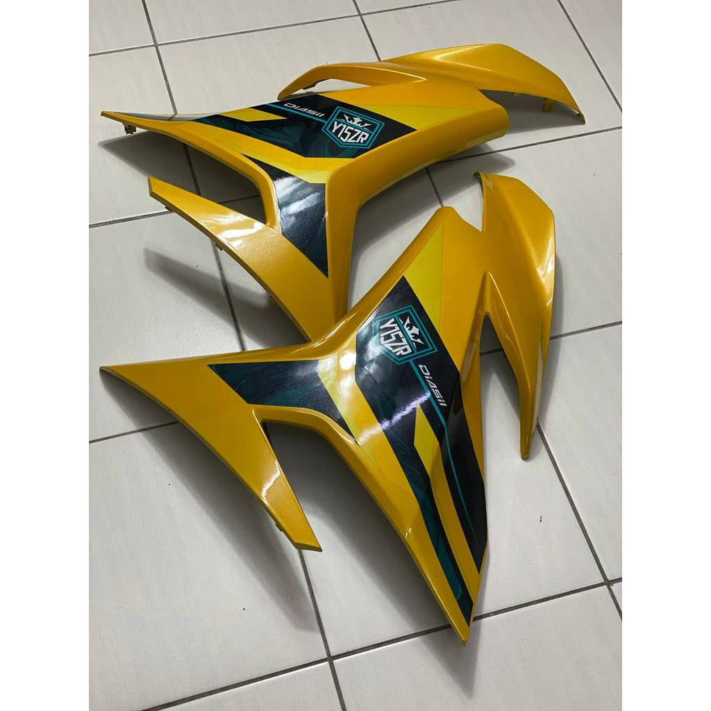 COVERSET BODYSET ORIGINAL DOCTOR TANAM VELOZI TAMPAL Y15 Y15ZR YSUKU V1 V2 YELLOW KUNING 2023 DESIGN STANDARD