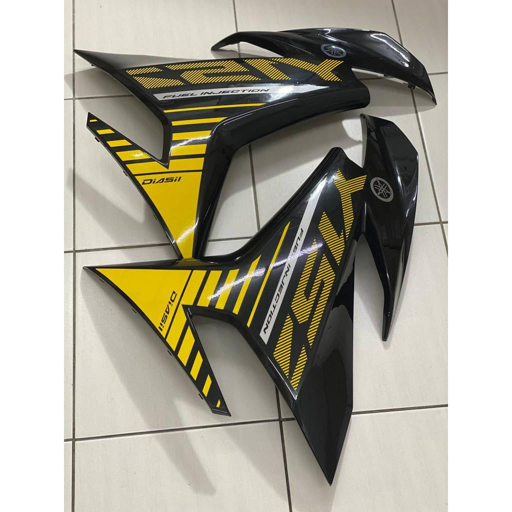 COVER SET Y15ZR V1 V2 KUNING HITAM YELLOW BLACK 1ST EDITION 2015 COVERSET BODYSET Y15ZR Y15 YSUKU VELOZI SIAP TAMPAL