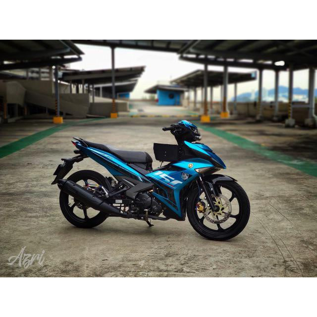 COVERSET Y15ZR V1 V2 CYAN CM6 ORIGINAL COLOUR 2019 COVER SET BODYSET Y15 YSUKU VELOZI SIAP TAMPAL