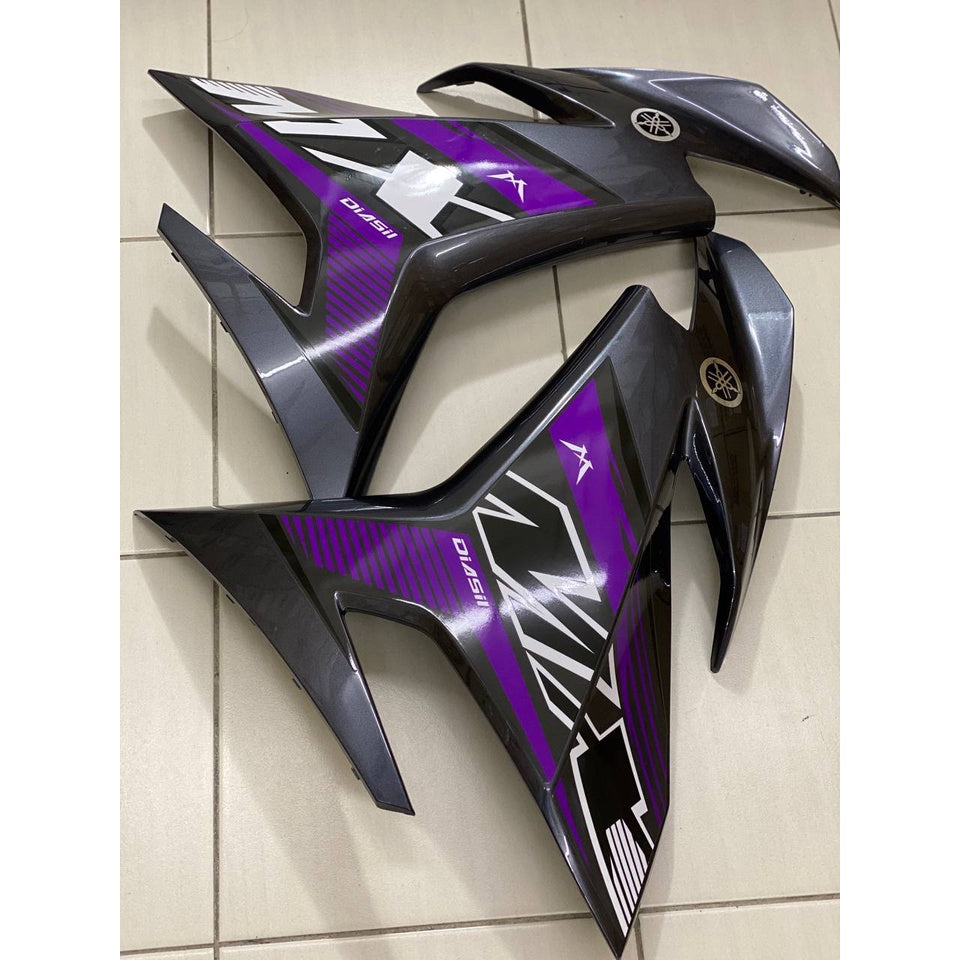 COVERSET YAMAHA Y15 YSUKU Y15ZR V1 V2 PURPLE GREY MX KING TANAM CLEAR ORIGINAL VELOZI MXK7