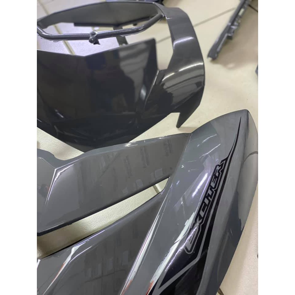 COVERSET BODYSET YAMAHA Y15 Y15ZR YSUKU V1 V2 KHAKIS GREY EX EXCITER THAI 2021 ORIGINAL VELOZI SIAP TANAM SET ET3