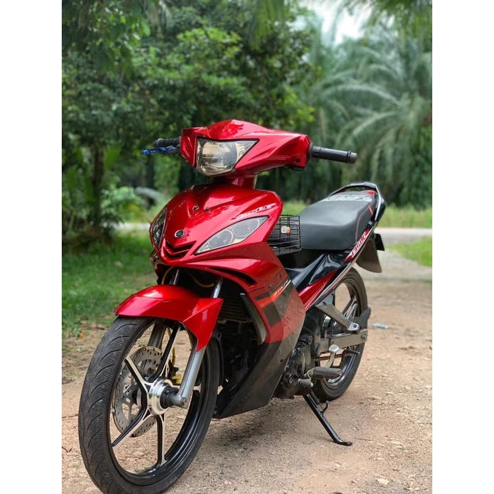 COVERSET BODY SET YAMAHA LC 135 V1 MAROON DRMK MERAH ORIGINAL 1ST EDITION 100% HONG LEONG YAMAHA HLY SIAP TAMPAL