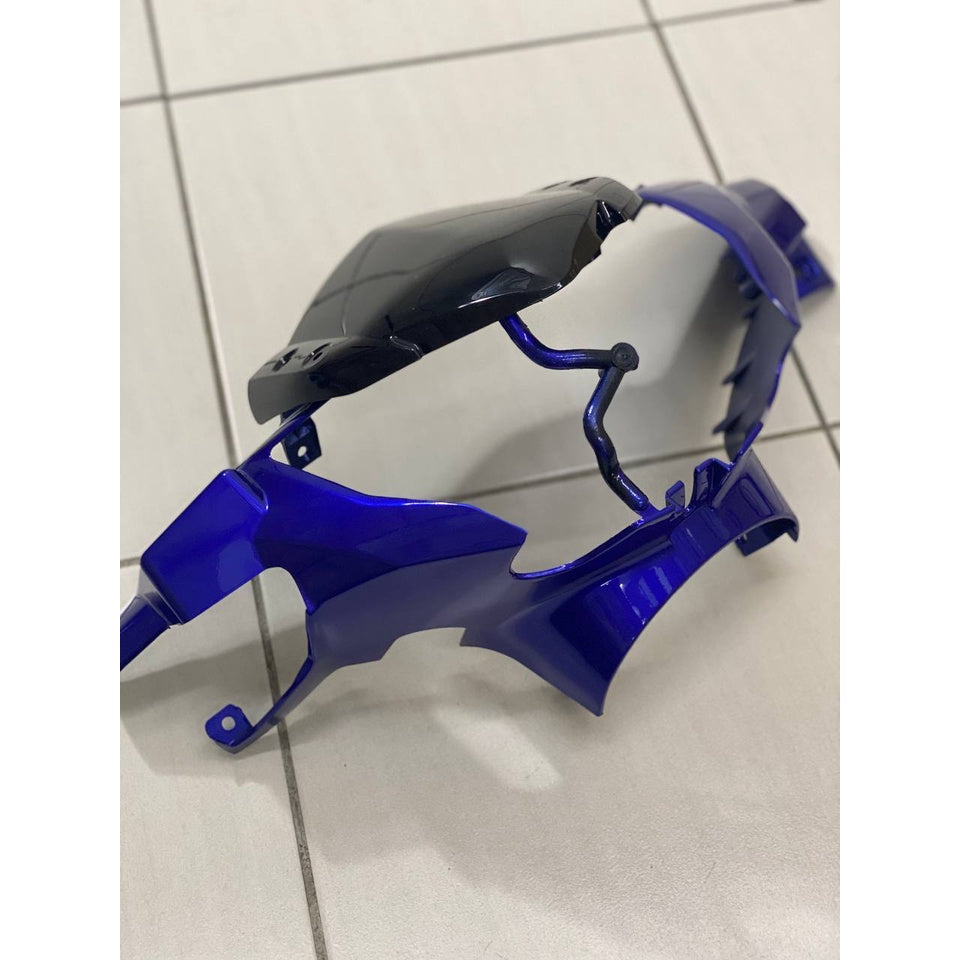 YAMAHA LC LC135 V6 V7 DPBMC BIRU MONSTER MOVISTAR 46 - COVERSET BODYSET SIAP TAMPAL VELOZI WITH COVER METER