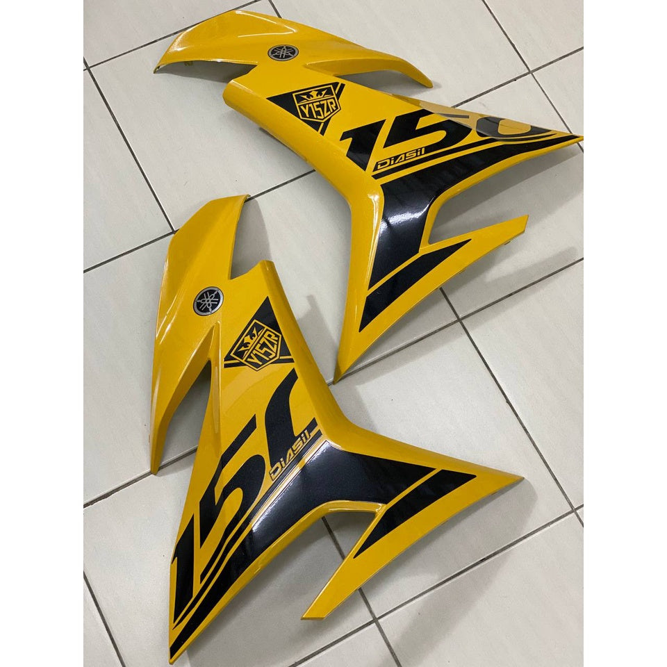 YAMAHA BODYSET Y15 YSUKU Y15ZR V1 V2 YELLOW KUNING 2022 TANAM CLEAR - ORIGINAL EQUIPMENT MANUFACTURED OEM COVERSET