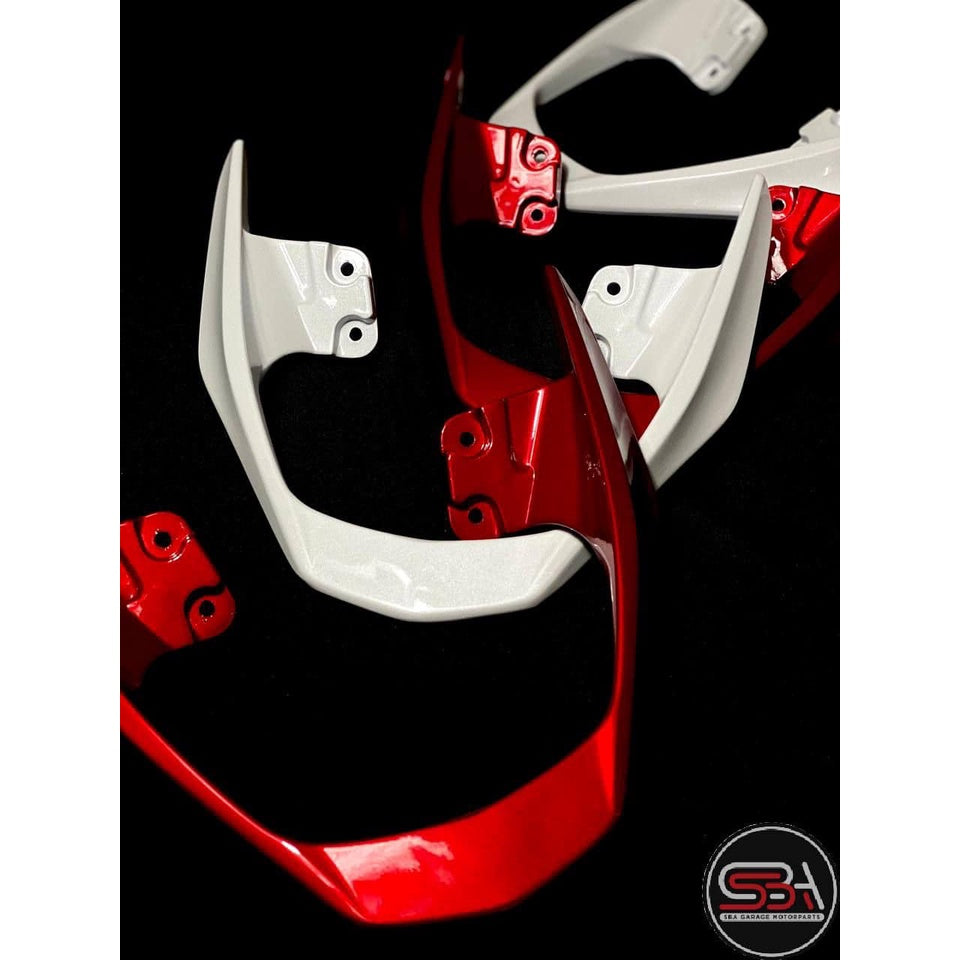 SPOILER / ARM REST / HANDLE SEAT / L BAR LC135 V1 YAMAHA OEM LC 135 CARRIER RED DRMK BLACK SILVER BLUE DPBMC