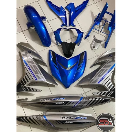COVERSET Y15ZR V1 V2 VPBC5 BIRU SILVER 1ST EDITION 2015 BIRU PURBA COVER SET BODYSET Y15 YSUKU VELOZI DOCTOR SIAP TAMPAL