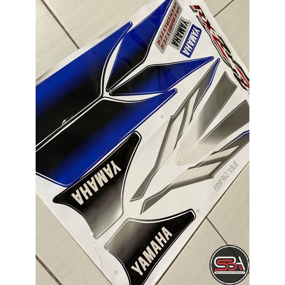 YAMAHA MORITAKA BLUE RXZ STICKER NO 10