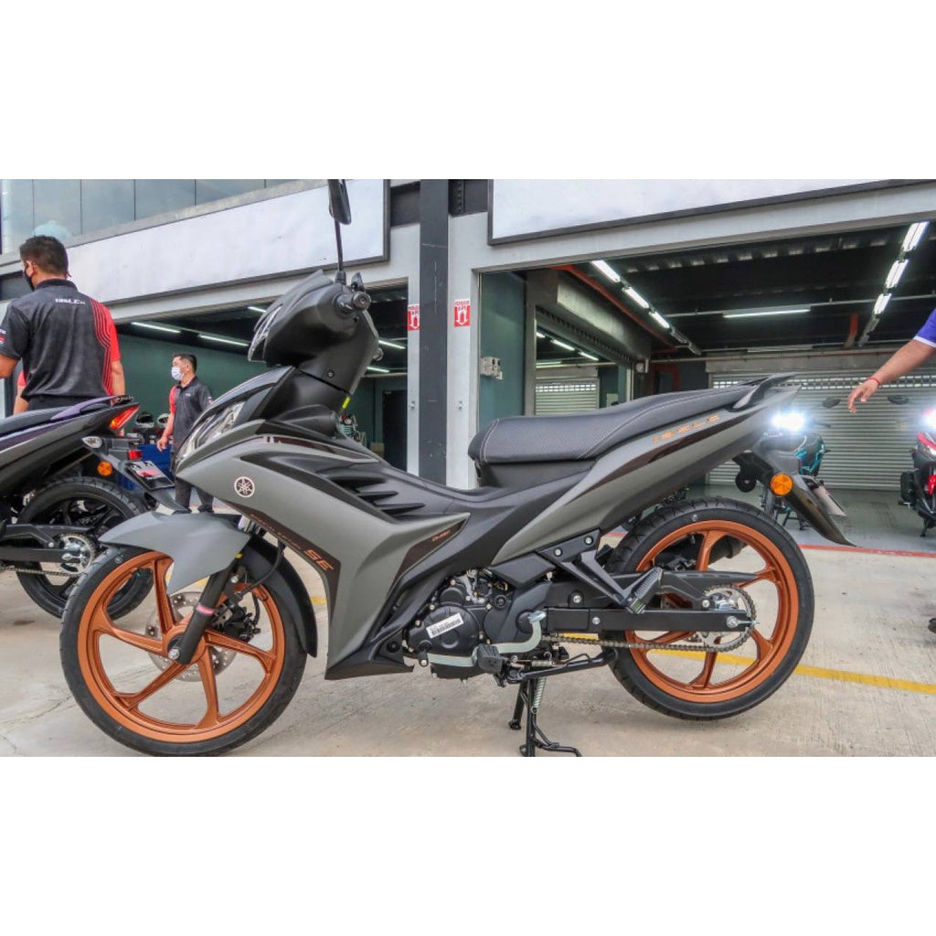 COVERSET BODYSET LC135 LC V8 MDNMA GREY S.E FUEL INJECTION ORIGINAL HLY HONG LEONG YAMAHA / VELOZI / M SEKI SIAP TAMPAL