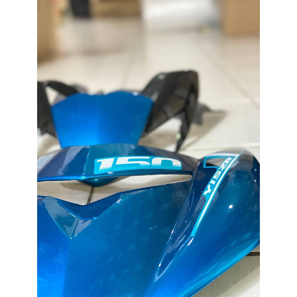 COVERSET Y15ZR V1 V2 CYAN CM6 ORIGINAL COLOUR 2019 COVER SET BODYSET Y15 YSUKU VELOZI SIAP TAMPAL