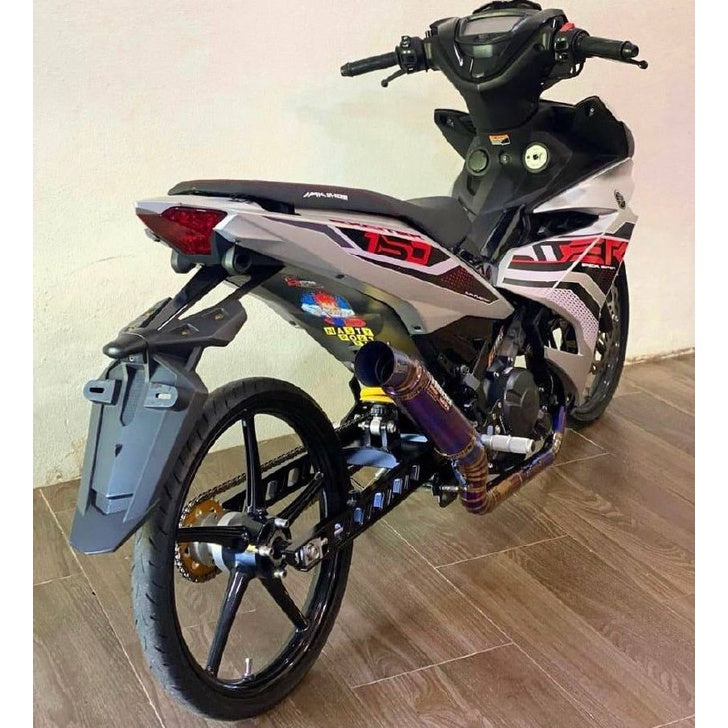 YAMAHA BODYSET Y15 YSUKU Y15ZR V1 V2 EXCITER 2021 NEW DESIGN SPECIAL EDITION SILVER STRIPE TANAM CLEAR - OEM COVERSET
