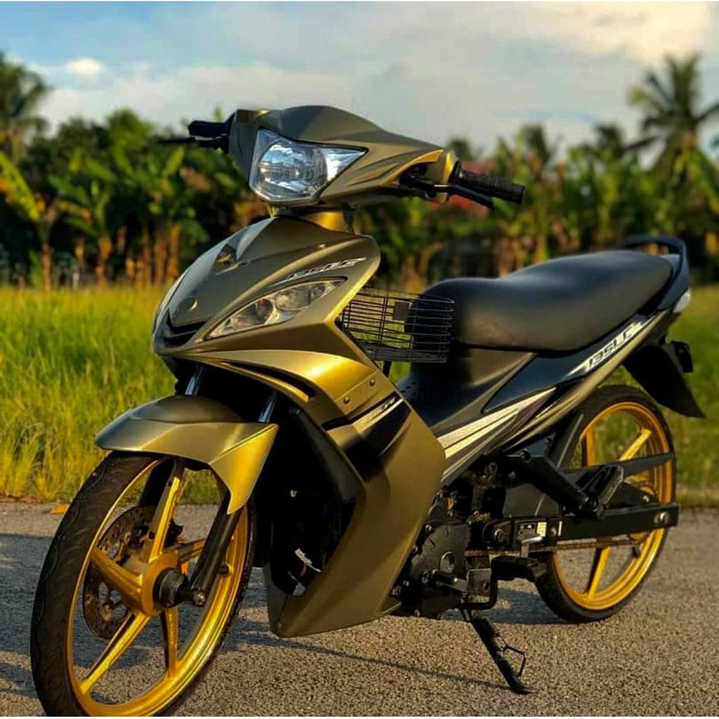 COVERSET BODYSET YAMAHA LC LC135 V1 NESCAFE DESIGN FREE EMBLEM TIMBUL ORIGINAL HLY HONG LEONG YAMAHA  STRIPE TAMPAL