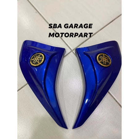 COVER CAP OEM EMBLEM SILVER/GOLD LC135 LC V6 V5 V4 V3 V2 AIR SCOOP LEG SHIELD – 5 COLOUR AVAILABLE – OEM SET