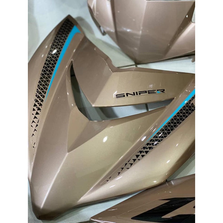COVERSET Y15ZR V1 V2 SNIPER TITANIUM PEACH MATELIC 2021 Y15ZR Y15 YSUKU  V2 NEW ORIGINAL VELOZI SIAP TANAM