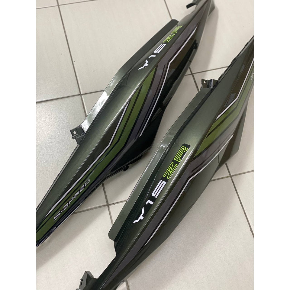 COVERSET Y15ZR V1 V2 V3 ARMY GREEN ( LUMUT ) SD16 PATTERN LINE PREMIUM COVERSET BODYSET Y15ZR Y15 YSUKU VELOZI TANAM