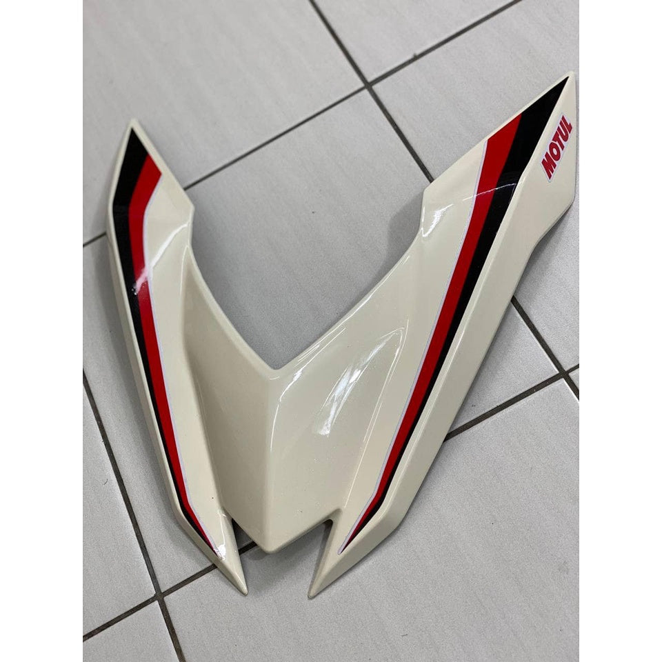 COVERSET BODYSET HONDA RS RS150 V2 GTR CREAMY WHITE MATELIC - ORIGINAL EQUIPMENT MANUFACTURER - SIAP TANAM DARI KILANG