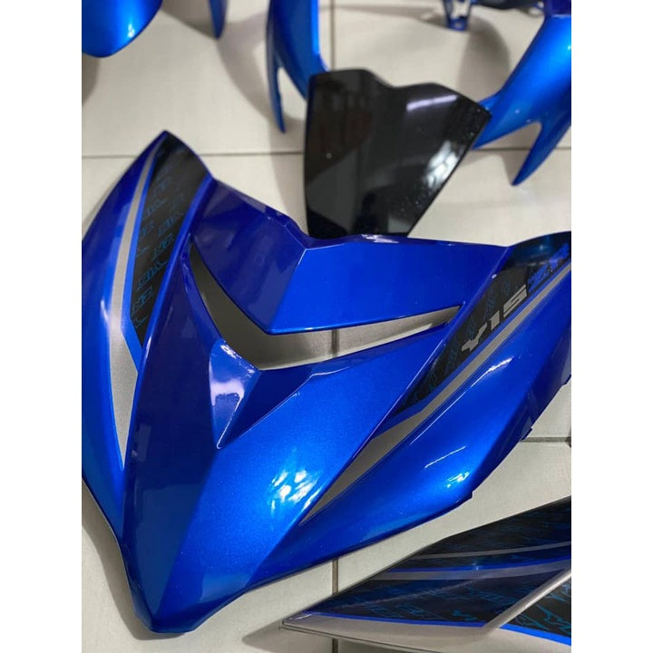 COVER SET Y15 Y15ZR V1 V2 BIRU SILVER VPBC5 S3 2017 COVERSET BODYSET Y15ZR Y15 YSUKU VELOZI SIAP TAMPAL WS6