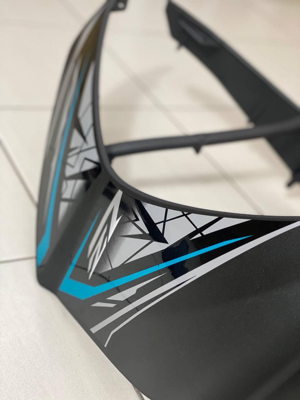 COVERSET BODYSET LAGENDA SRL 115 / 115Z Fi FUEL INJECTION CYAN HITAM BLACK MATT ORIGINAL HONG LEONG YAMAHA HLY SET