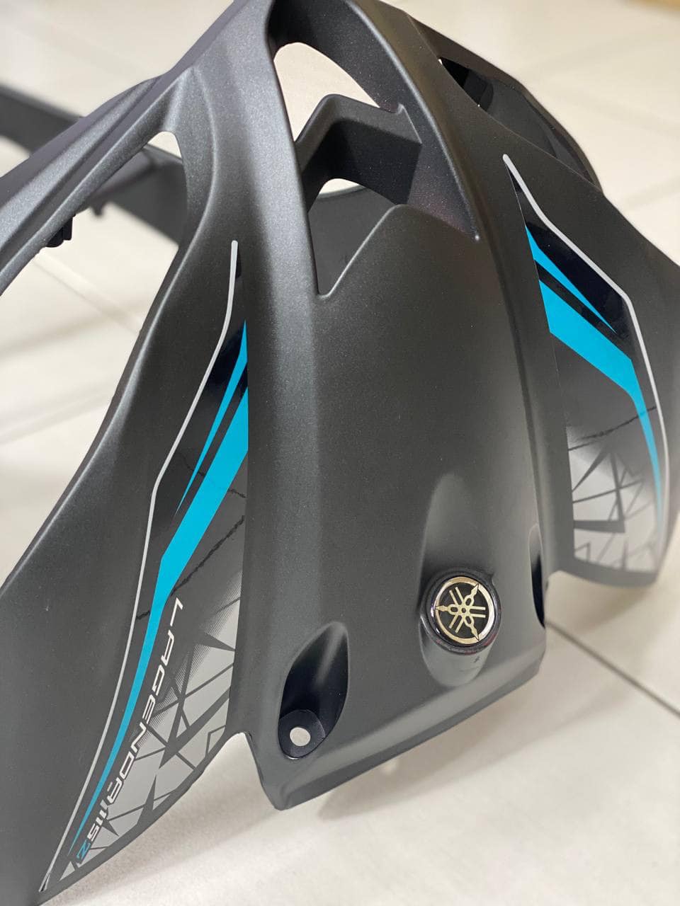 COVERSET BODYSET LAGENDA SRL 115 / 115Z Fi FUEL INJECTION CYAN HITAM BLACK MATT ORIGINAL HONG LEONG YAMAHA HLY SET