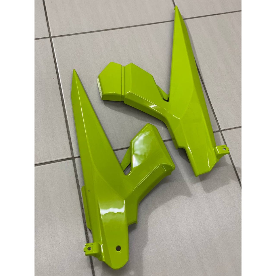 YAMAHA LC LC135 V6 V7 GREY MATT LEMON PATTERN LINE 2022 - COVERSET BODYSET SIAP TANAM VELOZI WITH COVER METER SD16