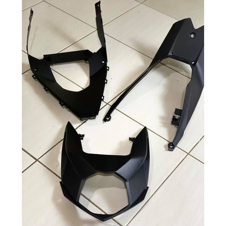 INNER MOTOR SET HONDA RS150 V2 COMPLETE SET 19 PCS COVER INNER COVER HITAM MATE READY STOCK 100% ORIGINAL HONDA