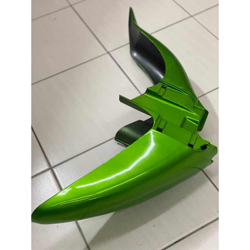 COVERSET YAMAHA LAGENDA SRL 110Z GREEN BLACK HIJAU MADE IN MALAYSIA SIAP TAMPAL STICKER M SEKI VERSION