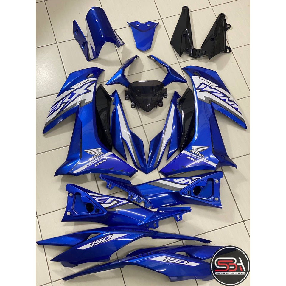 HONDA RSX RS-X 150 RSX150 COVERSET DOCTOR WINNER X BLUE 018 COLOR SIAP TANAM CLEAR FIT DENGAN BODY