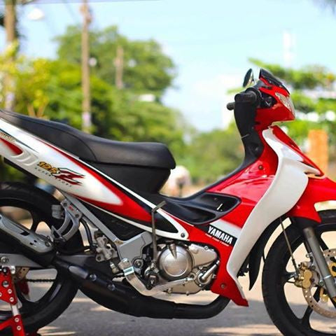 STICKER STRIPE BODY SET / COVERSET 125Z MORITAKA MERAH SABIT ORIGINAL YAMAHA HLY / MORITAKA