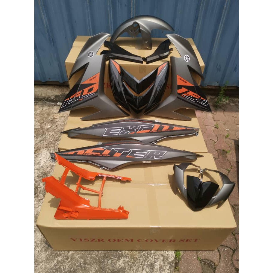 COVERSET ORIGINAL EQUIPMENT MANUFACTURER (OEM) - Y15ZR V2 EXCITER EXR RC 2020 - NEW DESIGN - FREE EMBLEM -