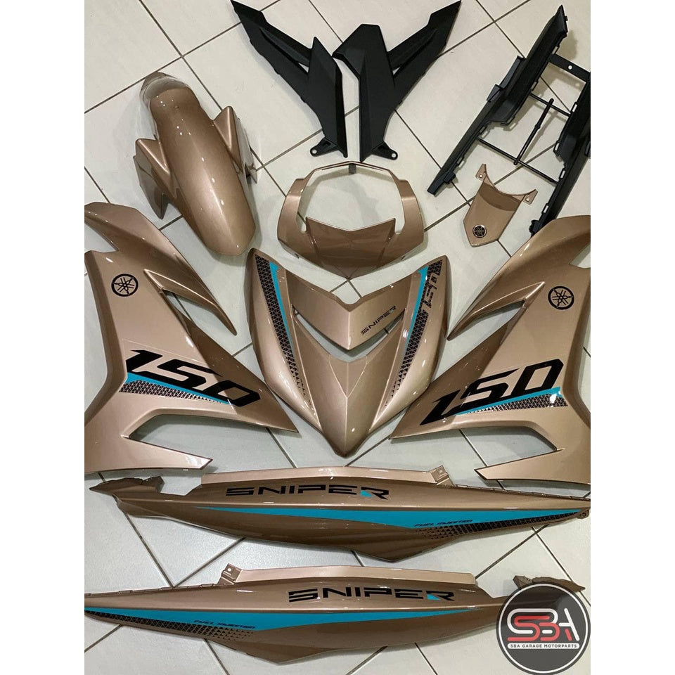 COVERSET Y15ZR V1 V2 SNIPER TITANIUM PEACH MATELIC 2021 Y15ZR Y15 YSUKU  V2 NEW ORIGINAL VELOZI SIAP TANAM