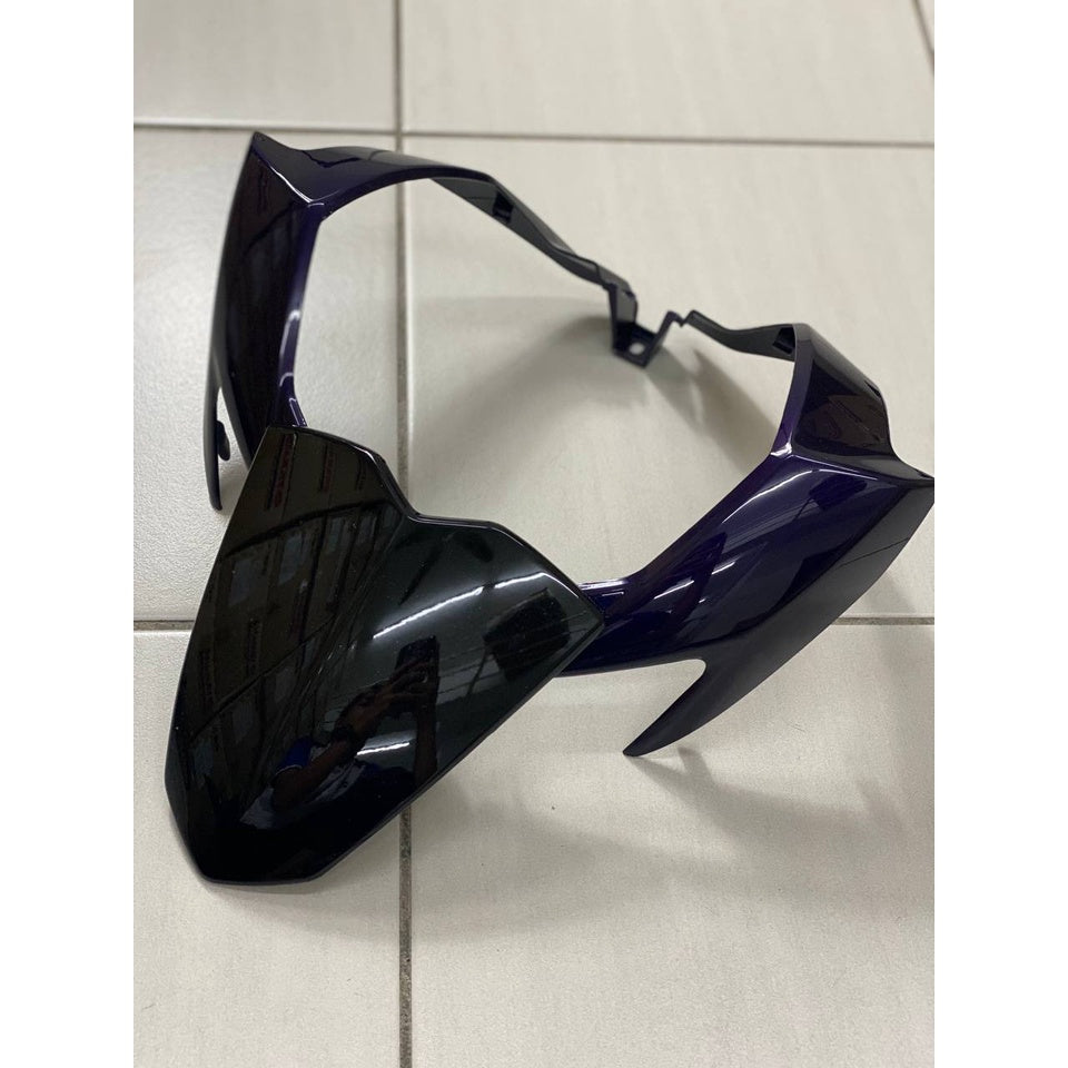 COVERSET Y15ZR V1 V2 SD16 PURPLE GREY PATTERN LINE PREMIUM COVERSET BODYSET Y15ZR Y15 YSUKU VELOZI TANAM