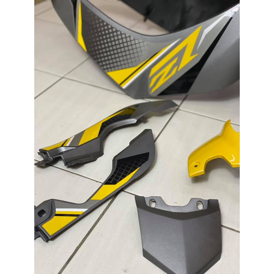 COVERSET BODYSET ORIGINAL HLY SET LAGENDA SRL 115 / 115Z Fi FUEL INJECTION KUNING GREY MATT YELLOW ORIGINAL HLY SET