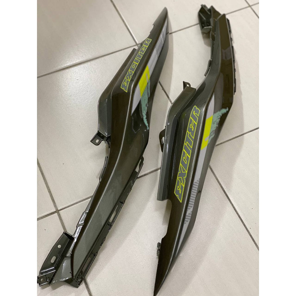 Y16 COVERSET Y16ZR ORIGINAL EQUIPMENT MANUFACTURED OEM DOCTOR EXCITER GREY KILAT 2022 YAMAHA SIAP TANAM