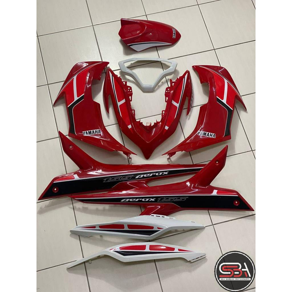 COVERSET BODYSET NVX 155 NVX155 V2 YAMAHA DOCTOR RED 008 SIAP TANAM