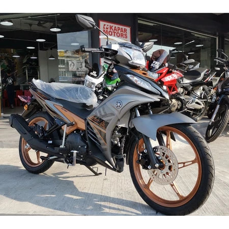 COVERSET YAMAHA ORIGINAL SIAP TAMPAL / TANAM LC135 LC V6 V7 STEALTH GOLD GREY MNM3 HONG LEONG 100% HLY VELOZI VDOCTOR