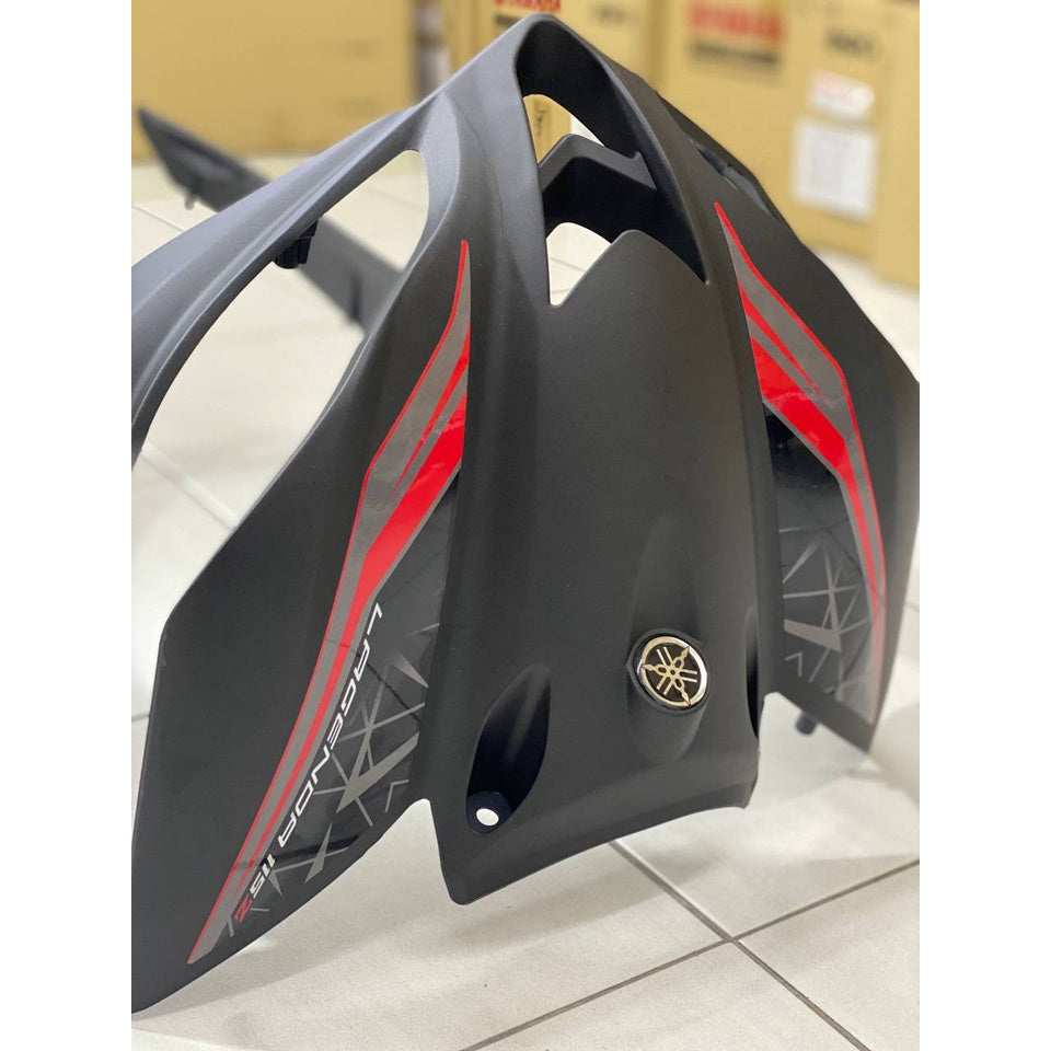 COVERSET BODYSET LAGENDA SRL 115 / 115z Fi FUEL INJECTION RED - HITAM BLACK MATT ORIGINAL HONG LEONG YAMAHA HLY SET