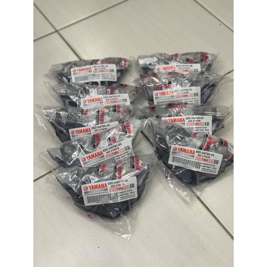 LAMPU SPOILER L BAR SEAT ARMS LC135 V4 V5 V6 YAMAHA OEM – LED LAMP ASSY HLY / NAKASONE TINTED H  MOUNT STOP