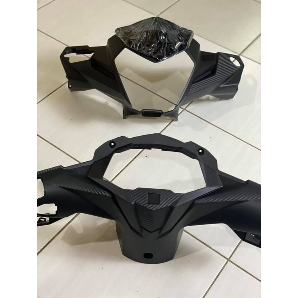 INNER MOTOR SET HONDA RS150 V2 COMPLETE SET 19 PCS COVER INNER COVER HITAM MATE READY STOCK 100% ORIGINAL HONDA