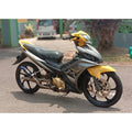 COVERSET BODYSET YAMAHA LC LC135 V4 V5 GREY YELLOW MX KING STRIPE TANAM OEM – FREE EMBLEM TIMBUL