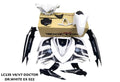 COVERSET BODYSET YAMAHA LC LC135 V4 V5 V6 V7 DR EXCITER WHITE PUTIH STRIPE TANAM CODE 022 DOCTOR EDITION OEM