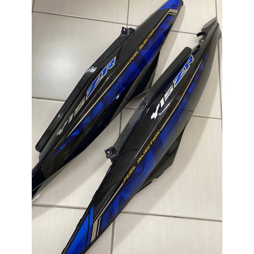 COVERSET BODYSET YAMAHA Y15 Y15ZR YSUKU V1 V2 BLUE BLACK BIRU STORM VELOZI STICKER SIAP TAMPAL KILANG 2019