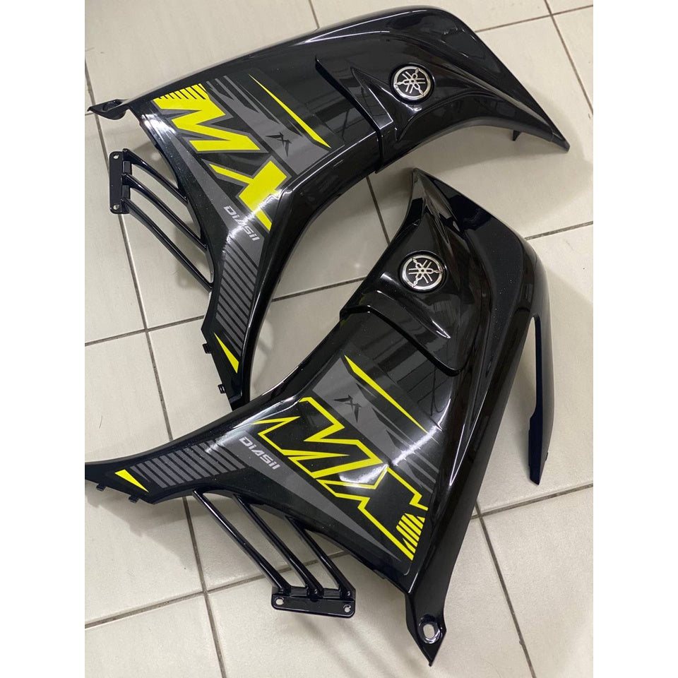YAMAHA LC LC135 V4 V6 V7 MX KING MATELIC BLACK YELLOW 2021 COVERSET BODYSET SIAP TANAM ORIGINAL VELOZI OEM