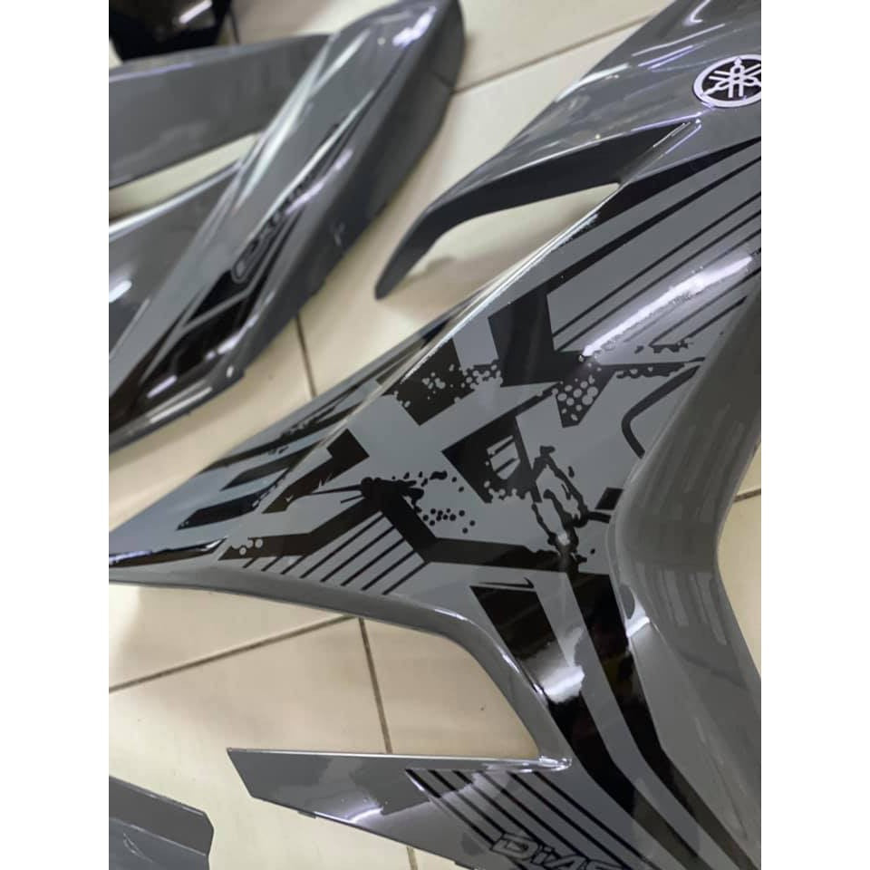 COVERSET BODYSET YAMAHA Y15 Y15ZR YSUKU V1 V2 KHAKIS GREY EX EXCITER THAI 2021 ORIGINAL VELOZI SIAP TANAM SET ET3