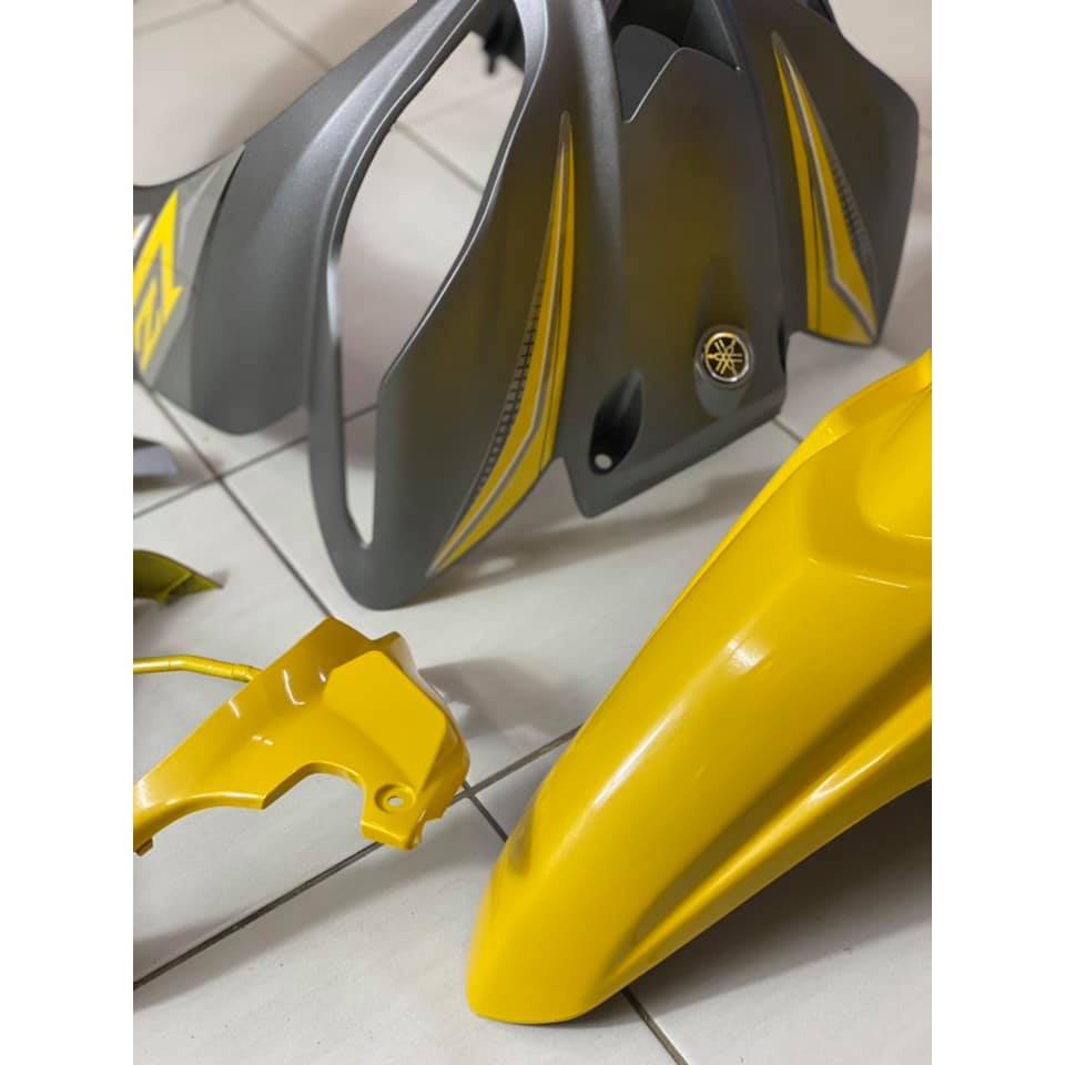 COVERSET BODYSET ORIGINAL HLY SET LAGENDA SRL 115 / 115Z Fi FUEL INJECTION KUNING GREY MATT YELLOW ORIGINAL HLY SET