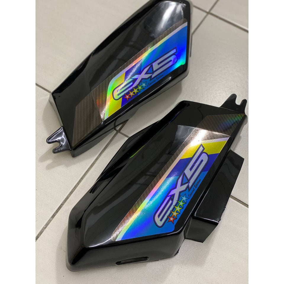 COVERSET BODYSET EX5 DREAM HONDA COVERSET CHROME BLACK SKYBLUE LIMITED EDITION COMPLETE ORIGINAL MADE IN MALAYSIA