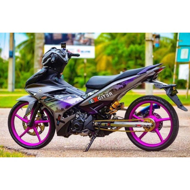 COVERSET BODYSET YAMAHA Y Y 15 Y15ZR YSUKU V1 DUSK & DAWN DARK GREY OEM – ORIGINAL EQUIPMENT MANUFACTURER