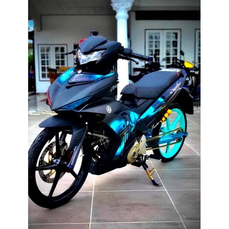 COVERSET BODYSET YAMAHA Y Y15 Y15ZR YSUKU V1 V2 DOXOU BLACK MX KING EXCITER ORIGINAL EQUIPMENT MANUFACTURER OEM SET