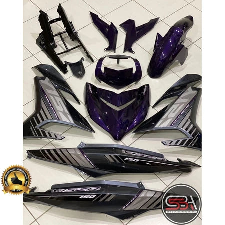 COVERSET BODYSET YAMAHA Y Y15 Y15ZR YSUKU V1 100% ORIGINAL HLY / EQUIPMENT MANUFACTRURER OEM SIAP TAMPAL STRIPE VELOZI