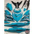 COVER SET Y15ZR V1 V2 MX KING SKY BLUE 2021 SIAP TANAM COVERSET PREMIUM EDITION BODYSET Y15ZR YSUKU NEW ORIGINAL VELOZI